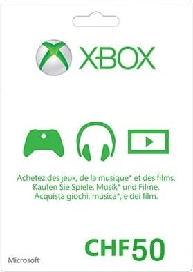 Xbox Gift Card 50 CHF (Agency) | K4W-01643 (ed227981-c0fb-488a-8c26-547891cd562e)