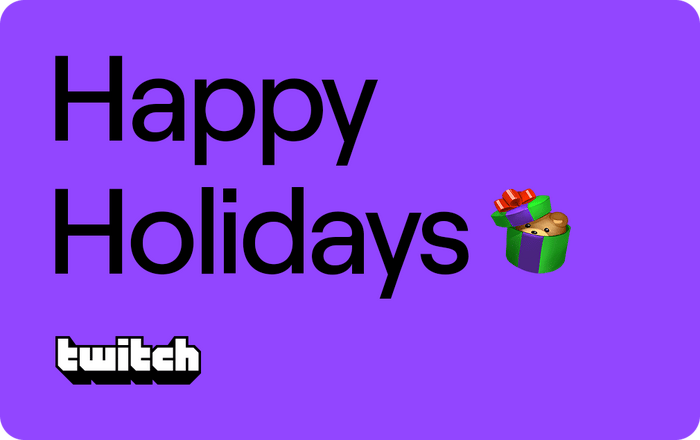 Twitch Holiday Variable Gift Card - GB